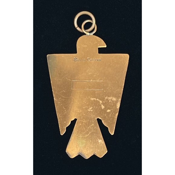 Trading Post Solid Copper Thunderbird Pendant Vintage Southwestern 3" x 1.5” - Picture 2 of 5